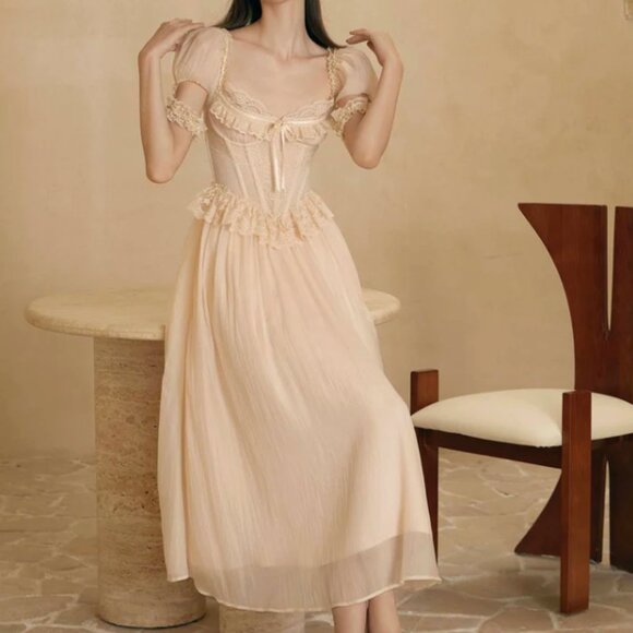 LaceMade Cheryl Lady Corset Dress - Picture 1 of 4